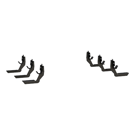 Luverne GRIP STEPS & BRACKETS RUNNING BOARD ROCKER MOUNTING BRACKET BLACK TEXT 401632